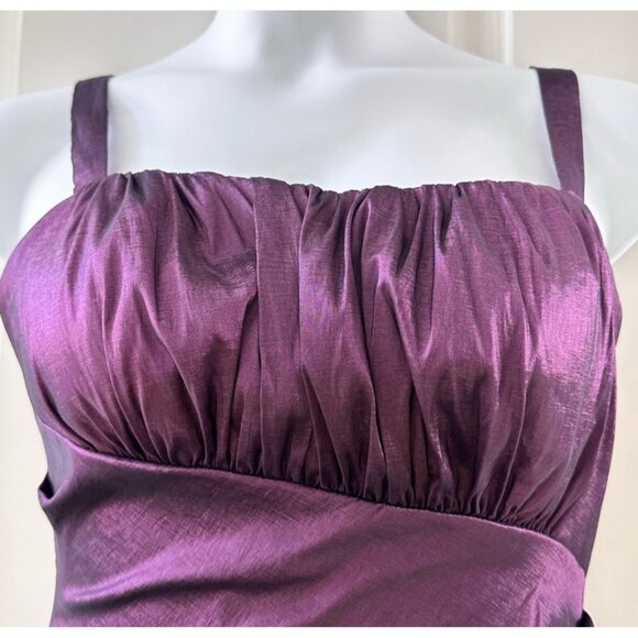 Elegant Purple Women's Dress with Bolero - Picture 8 of 15